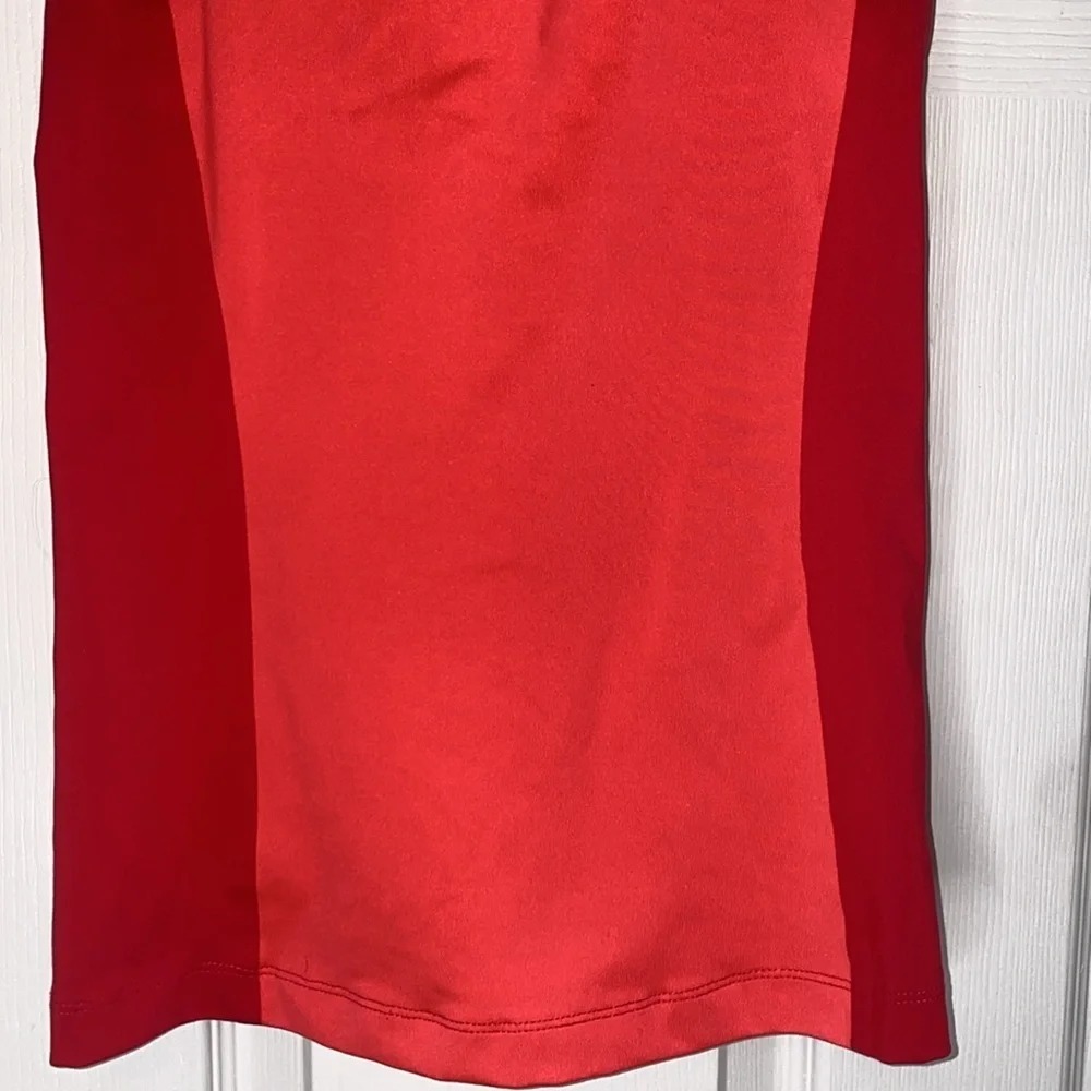 Nike Small Running Racer Back Tank Top Dri Fit Two Tone Pink Shelf Bra